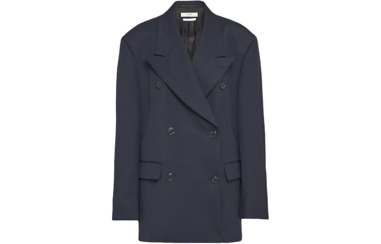 PRADA Business Suits Coats Women's Blue