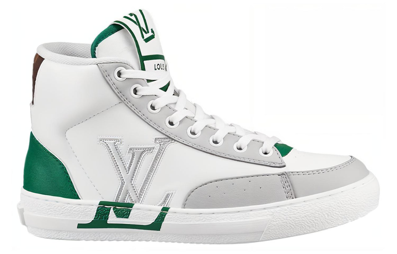 LOUIS VUITTON Charlie Ankle Sneakers 'Grey Green' Women's