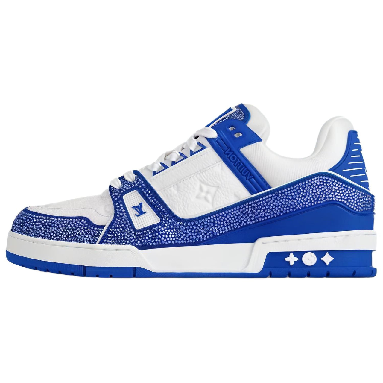 LOUIS VUITTON Skateboard Shoes Women's Blue