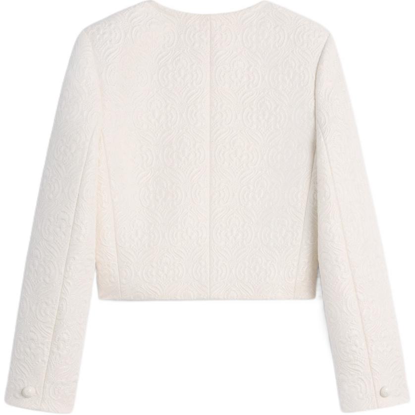 CELINE Verneuil Boutis Jacket In Wool And Silk