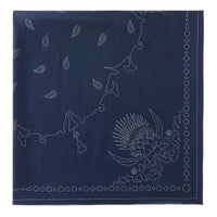 Loro Piana Wool Knit Scarves Women's Eclipse Blue/White