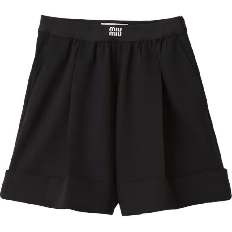 MIU MIU FW23 Casual Shorts Women's Black