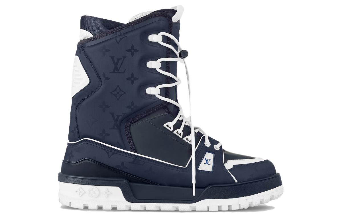 LOUIS VUITTON LV Trainer Snow Boot Marine Blue
