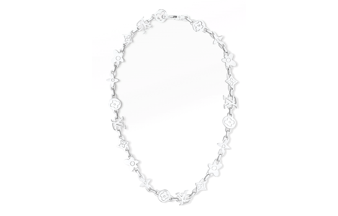 LOUIS VUITTON Monogram Craggy Necklace