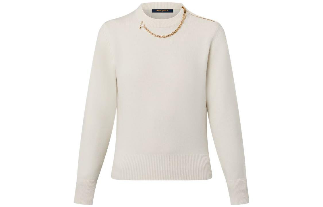 LOUIS VUITTON Chain Detail Cashmere Sweater