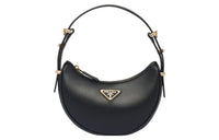 PRADA Leather Handbag, Shoulder Bag Mini Women's Black