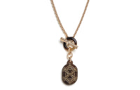 HERMES Gold-Plated Necklaces Women's