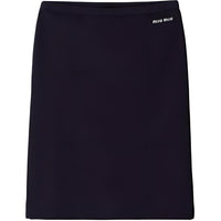 MIU MIU Casual Long Skirt Women's Marine Blue