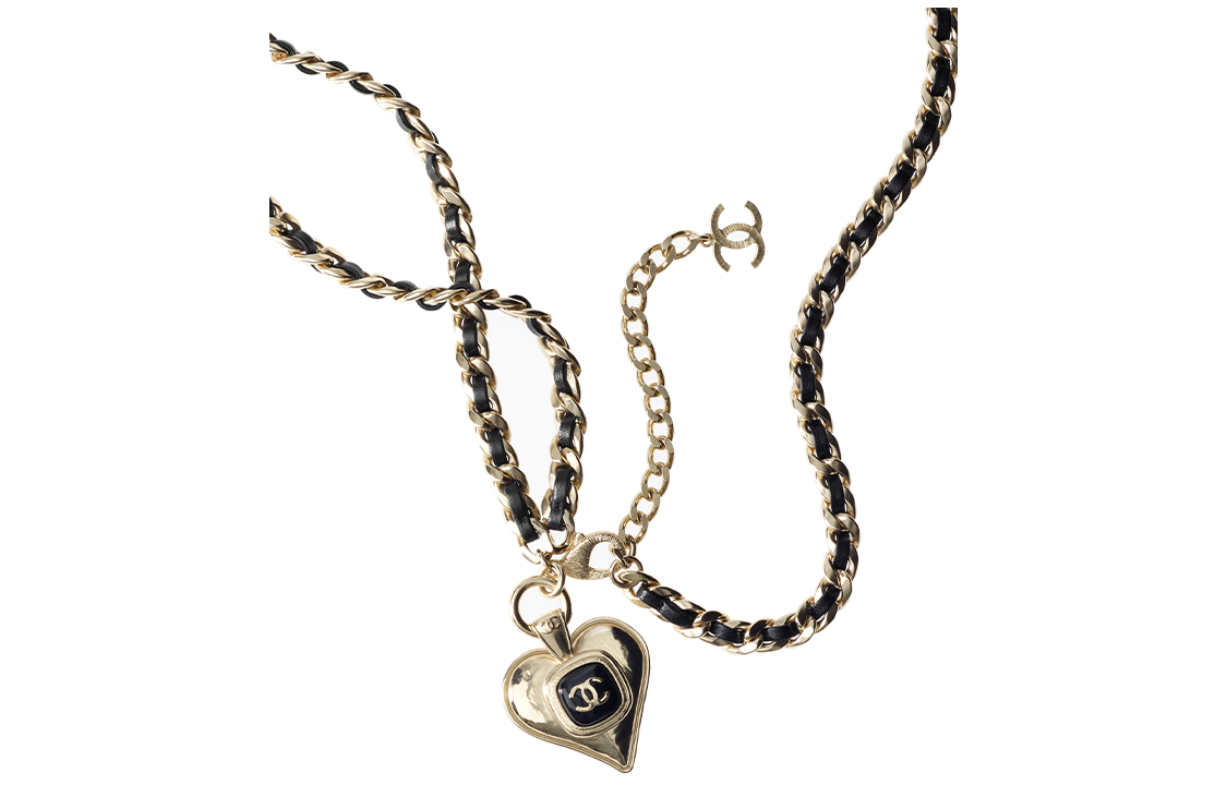 CHANEL Waist Chains Women's Gold/Black