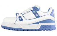 LOUIS VUITTON Trainer Maxi Little Jigglypuff Low Top Skateboard Shoes Unisex White Blue