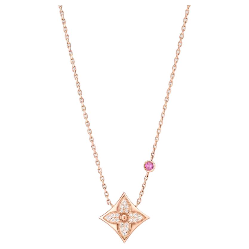 LOUIS VUITTON 18K Gold Necklaces Women's Gold