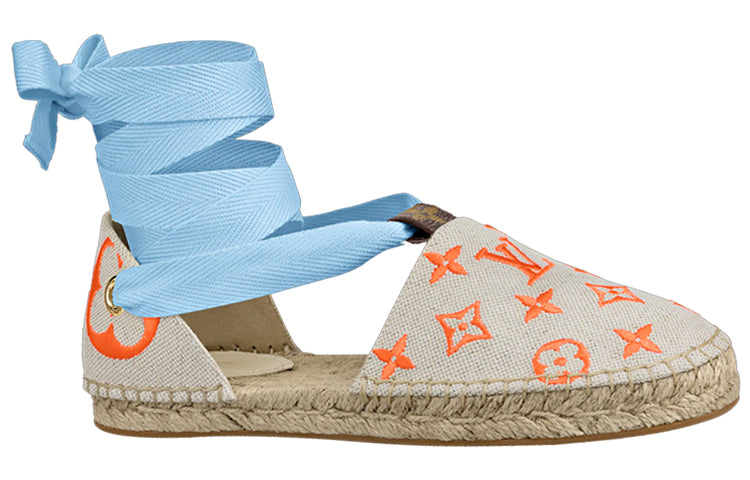 LOUIS VUITTON Starboard Casual Single Shoes Women's Blue