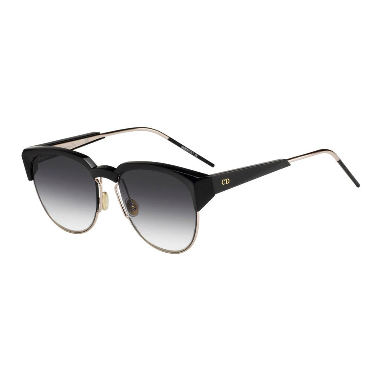 DIOR Metal Round Sunglasses Unisex Black