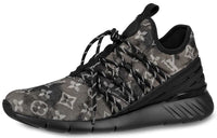 LOUIS VUITTON Fastlane Sneakers 'Black Monogram Denim'