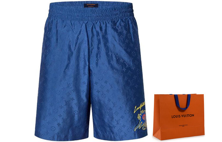 LOUIS VUITTON x Yayoi Kusama Louis Vuitton X Yayoi Kusama SS23 Beach Shorts Men's Blue
