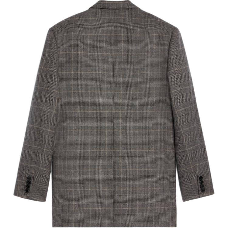 CELINE Bibliothèque Nationale De France Blazer In Prince Of Wales Wool