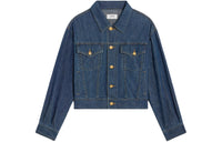 CELINE SS24 Denim Jacket Women's Washed Blue