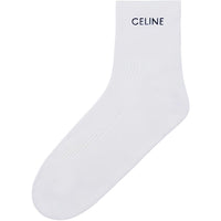 CELINE SS23 Ankle Socks Women's White