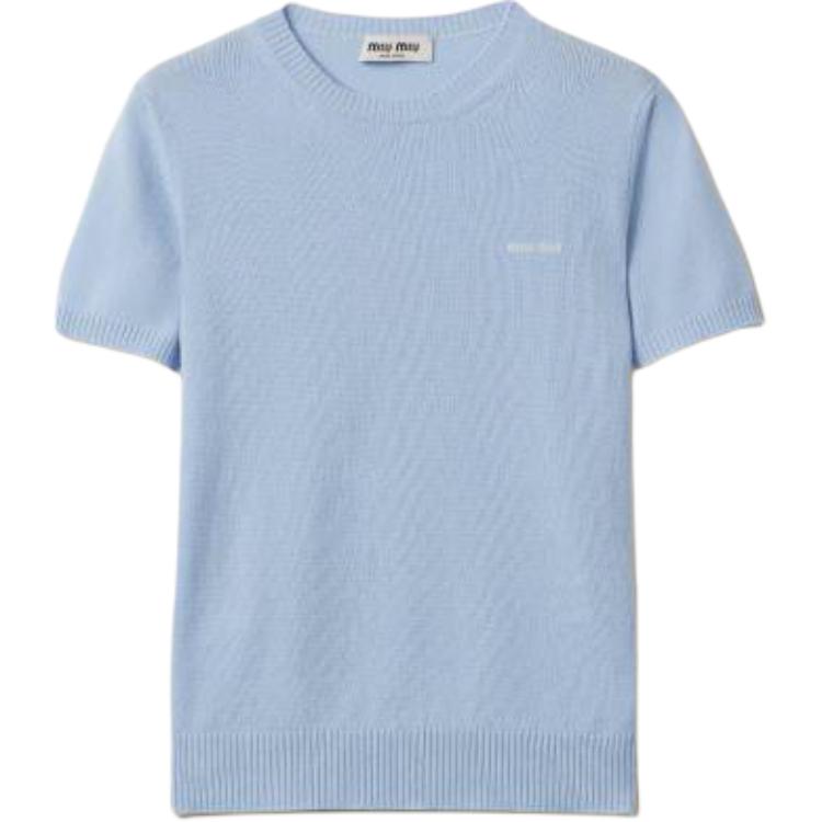 MIU MIU T-Shirt Women's Light Blue