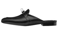 HERMES Oz Abrasion Resistant Closed Toe Slippers Women's Black