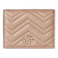 (WMNS) Gucci 26 GG Marmont Short Wallet 'Pink Beige' 466492-AAFAX-5753