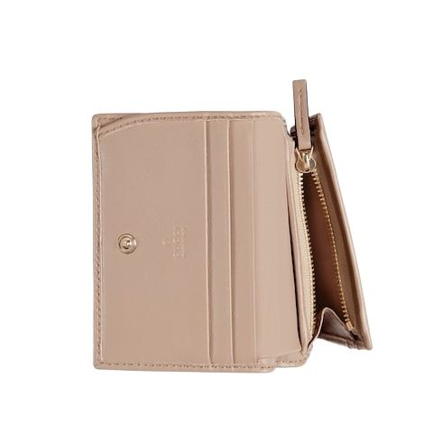 (WMNS) Gucci 26 GG Marmont Short Wallet 'Pink Beige' 466492-AAFAX-5753