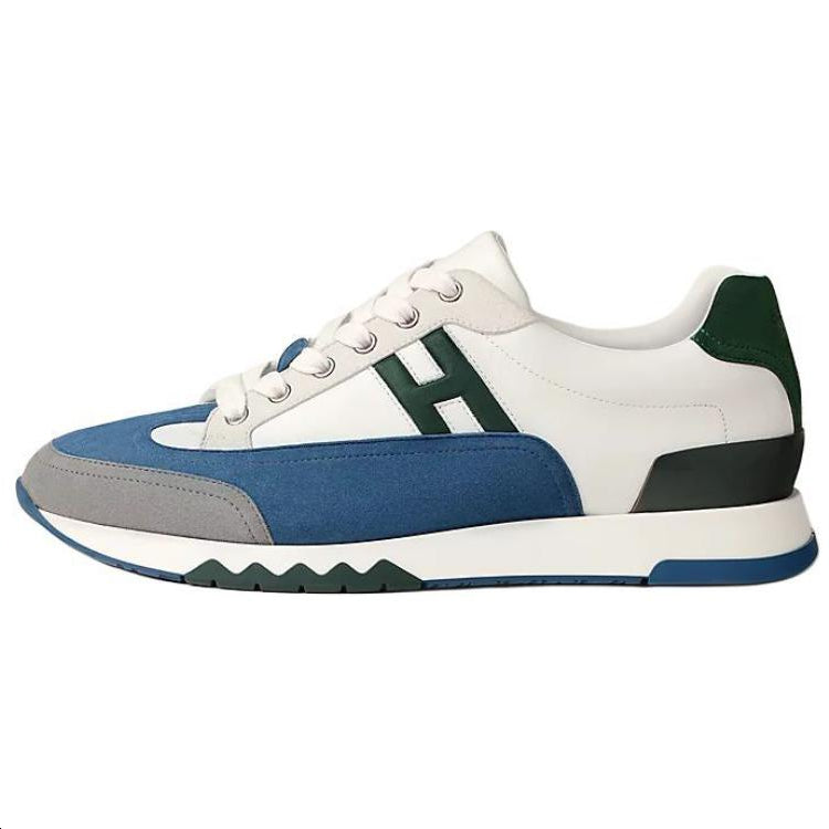 HERMES Trail Low Top Casual Shoes Men's Blue