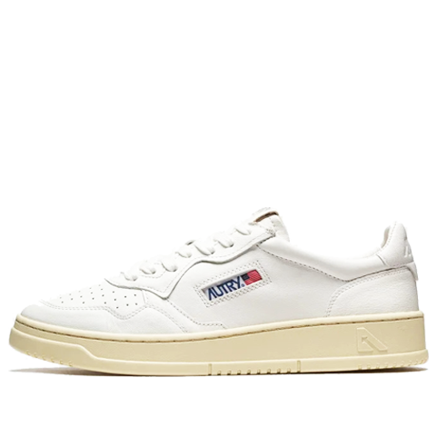 Autry Medalist Low Goatskin 'White' AULM-GG04