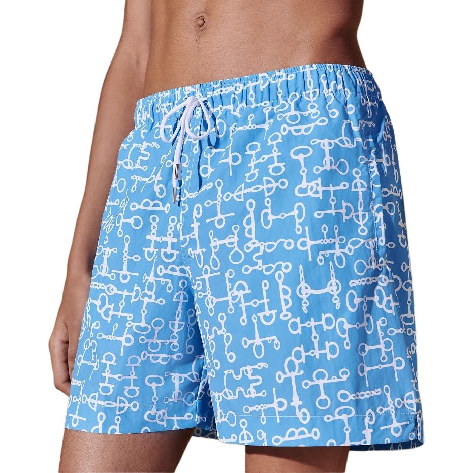 HERMES Swimming Shorts Men's Blue
