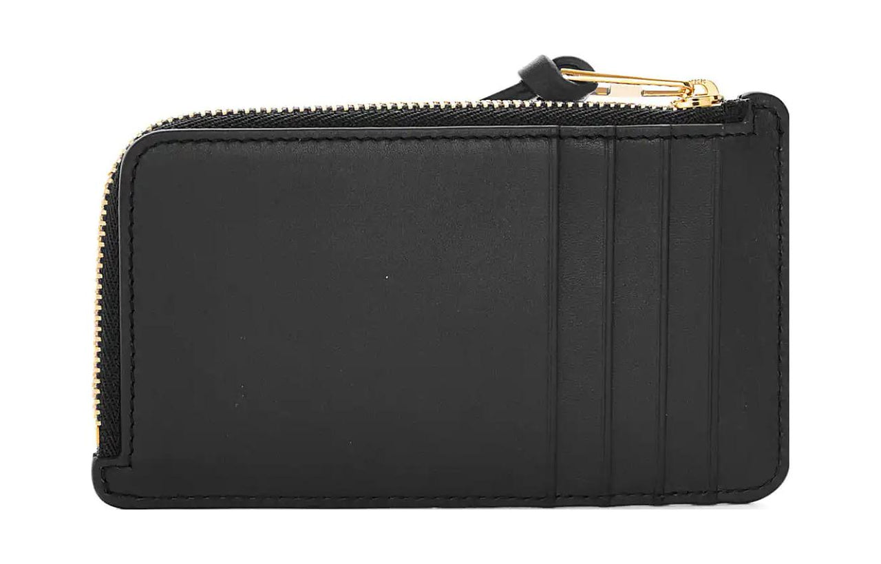 LOEWE Nappa Cow Leather Card Holder Women's Black