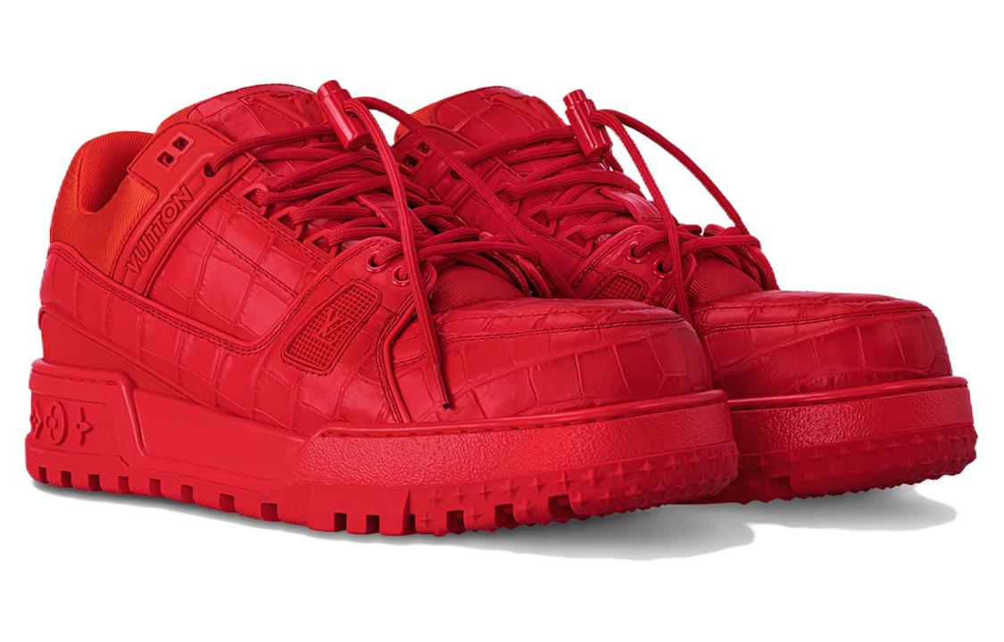 LOUIS VUITTON LV Trainer Maxi Sneaker Red