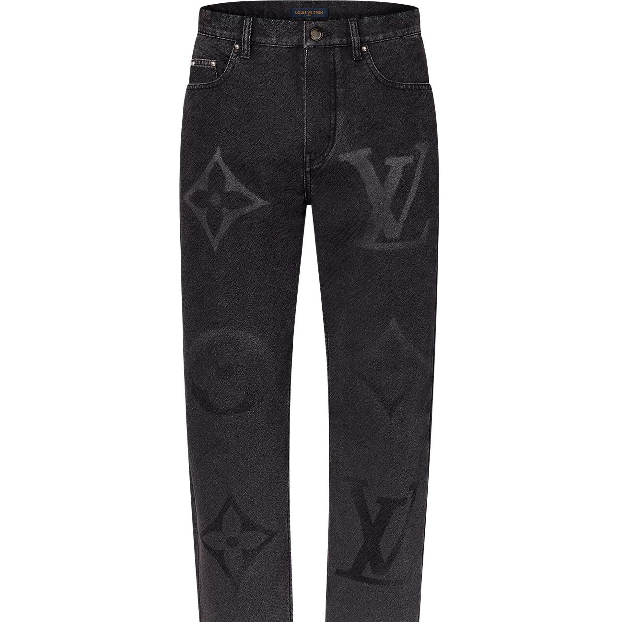 LOUIS VUITTON Monogram Denim Pants