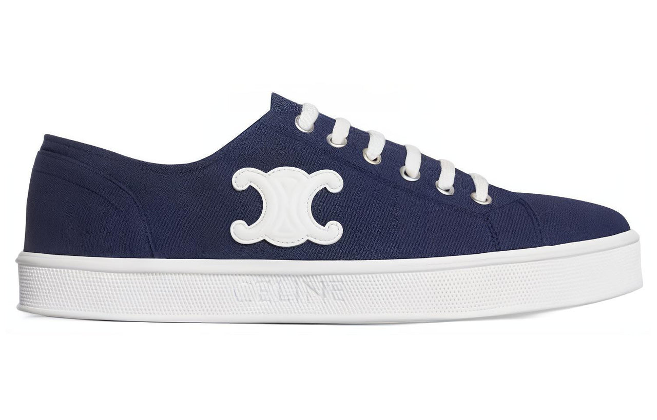 CELINE Low Top Skateboard Shoes Women's Blue