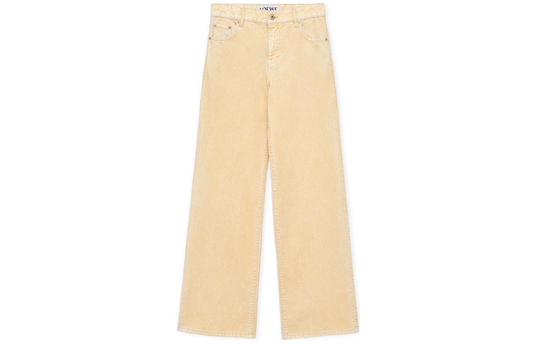 LOEWE SS24 Jeans Women's Vanilla Yellow