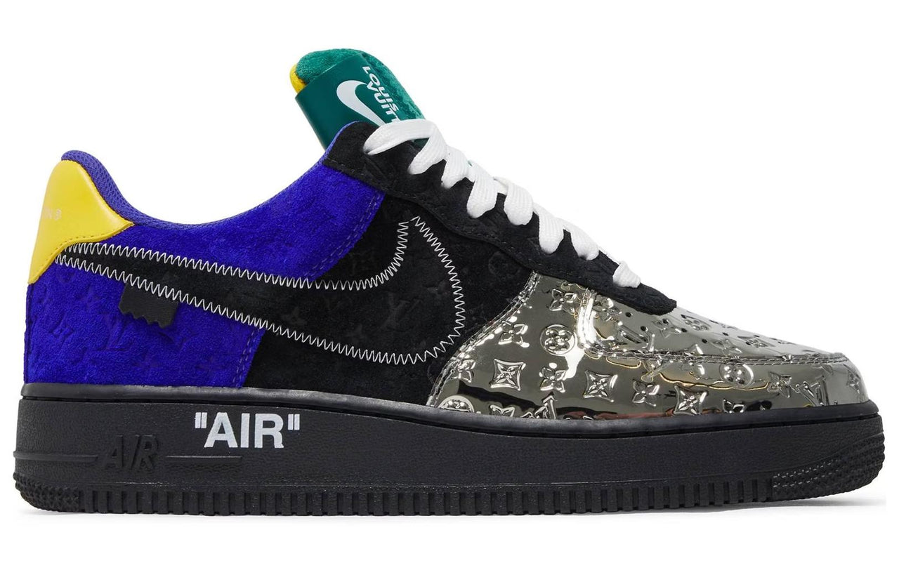 LOUIS VUITTON X LOUIS VUITTON Lv Air Force 1 Low 'Silver Black'