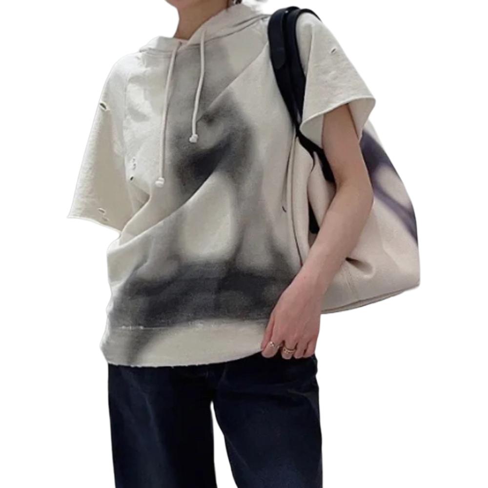 DIOR Distressed Drawstring T Shirt