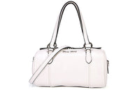 MIU MIU Cow Leather Cylinder Bag Shoulder Bag Crossbody Bag Handbag Women's White