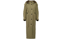 PRADA Button Up Drawstring Long Coat