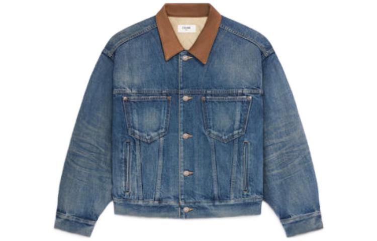 CELINE Denim Jacket Women's Blue