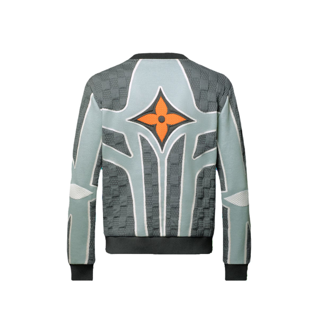 LOUIS VUITTON Quilted Cotton Blend Crewneck