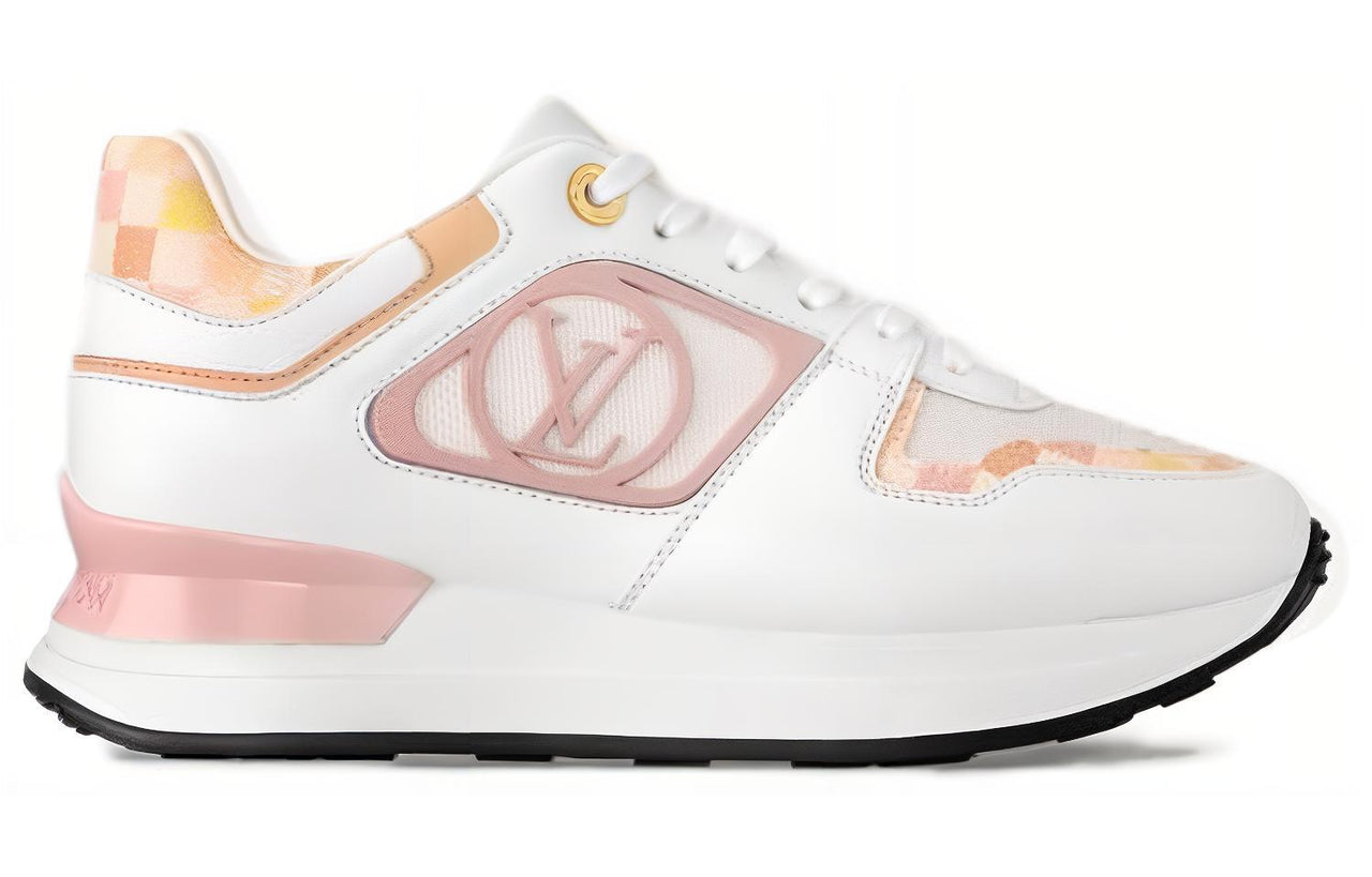 LOUIS VUITTON Low Top Casual Shoes Women's White Pink