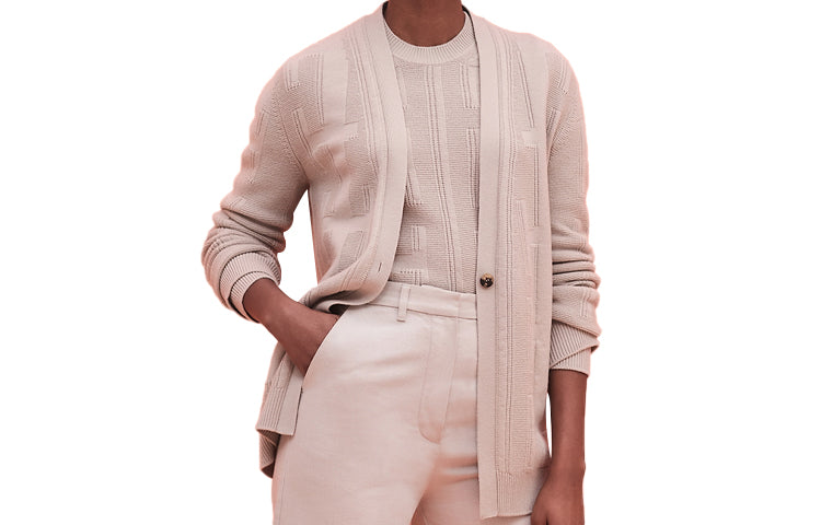 HERMES Knitwear Women's Greige