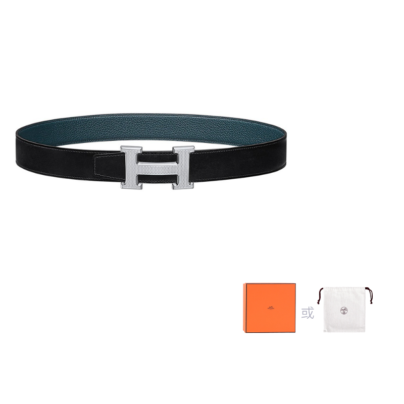 HERMES Leather Belts Unisex