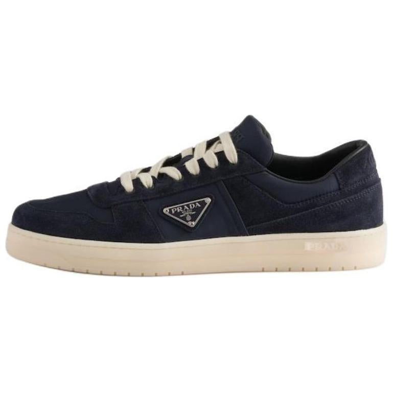 PRADA Downtown Low Top Skateboard Shoes Men's Dark Blue