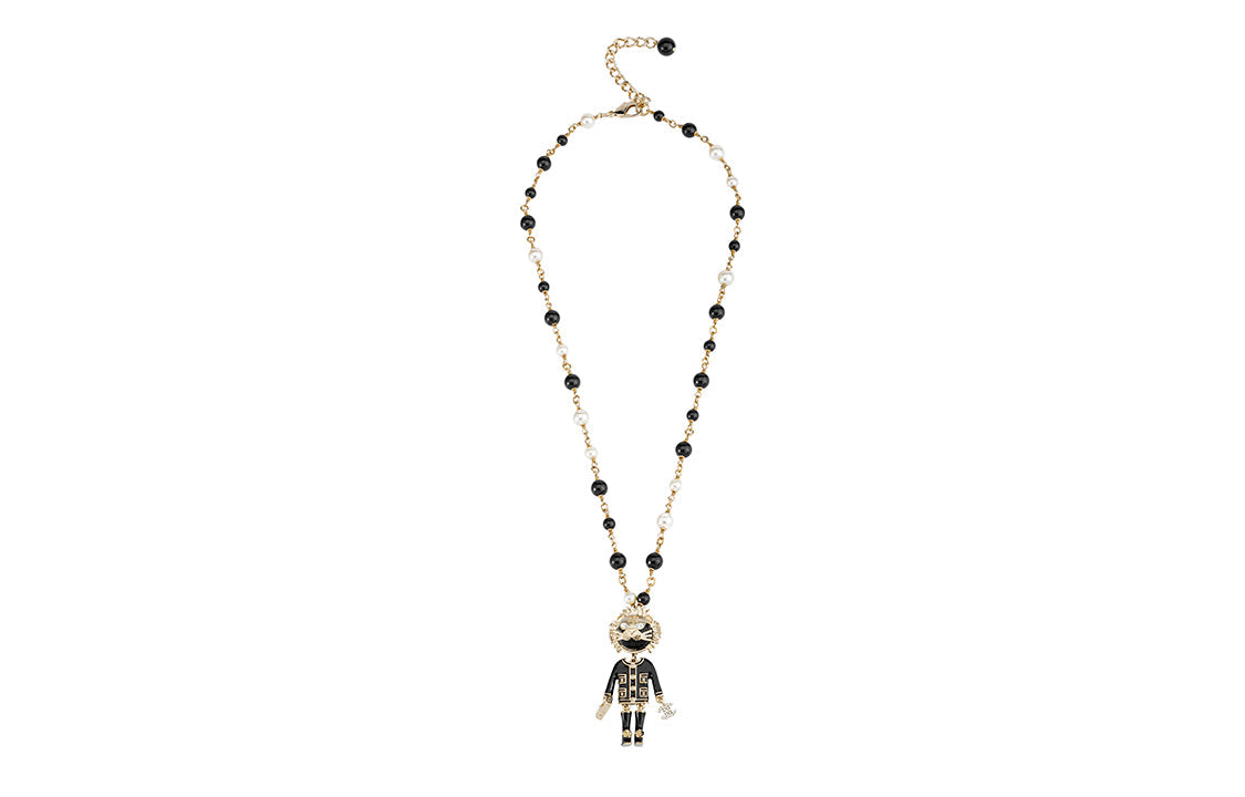 CHANEL Necklaces Unisex Silver