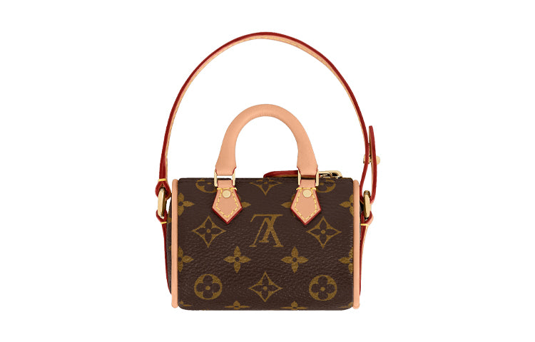 LOUIS VUITTON Bag Charm Speedy Monogram Brown
