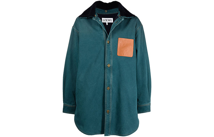 LOEWE Denim Jackets Men Blue