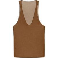 SAINT LAURENT Semi-Sheer Sleeveless Tank Top