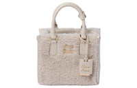 MIU MIU Sheepskin Shoulder Bag Crossbody Bag Handbag Women's Ivory