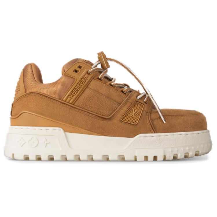 LOUIS VUITTON Trainer Low-Top Casual Shoes Men's Brown